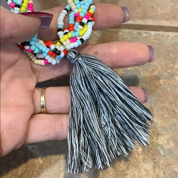 Baublebar colorful seed bead tassel chunky… - Picture 2 of 5